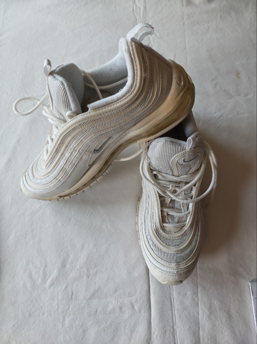 Nike Air Max 97 Women's Cream/Off-White Sneakers Size 9